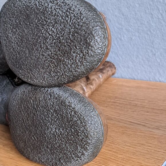 Camper Women’s Brown Leather Ankle Boots Sz 37 Block Heel Crepe Sole Booties - Picture 12 of 14